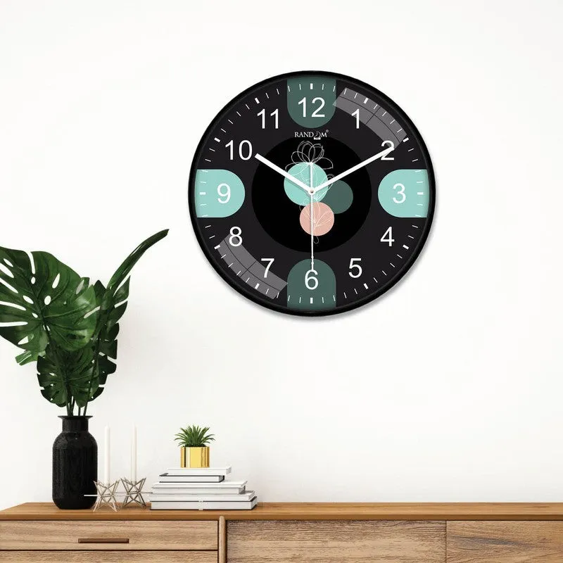 Mystic Round Analog Wall Clock - Black media 1