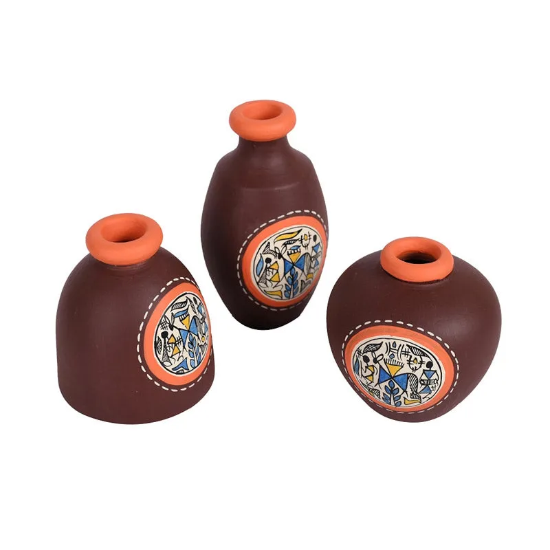 Prisha Terracotta Vase - Set of Three media 4