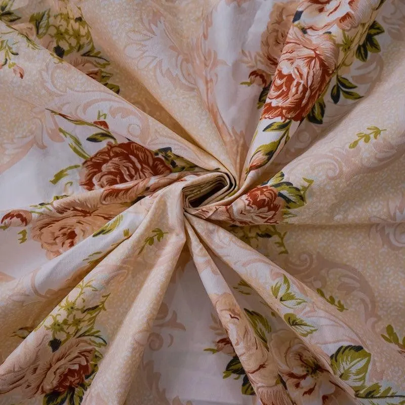 Peony Plethora Microfiber Bedsheet - 140 GSM media 5