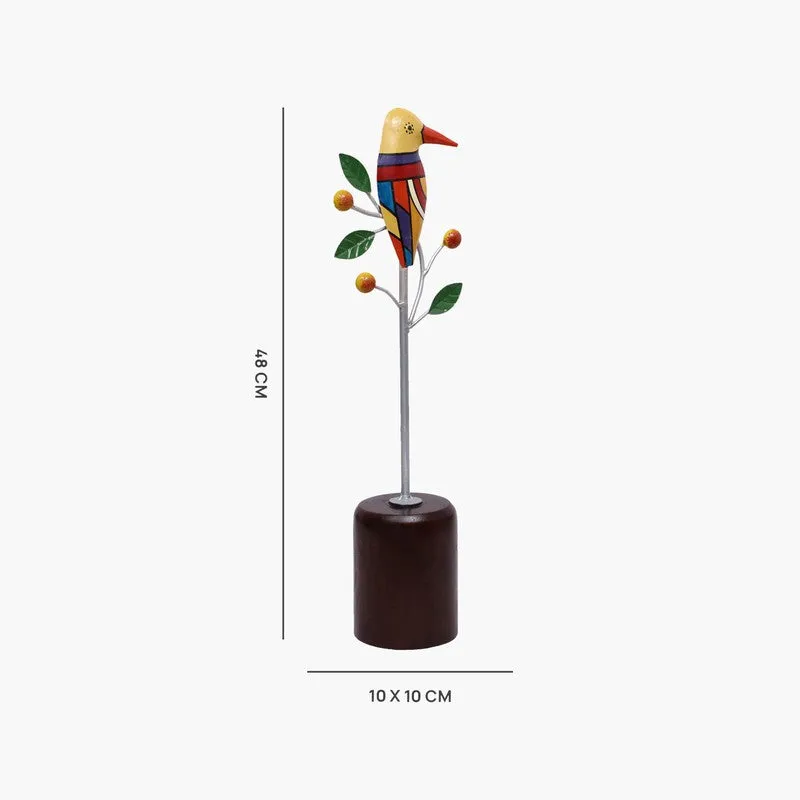 Prismatic Perch Metal Showpiece media 6