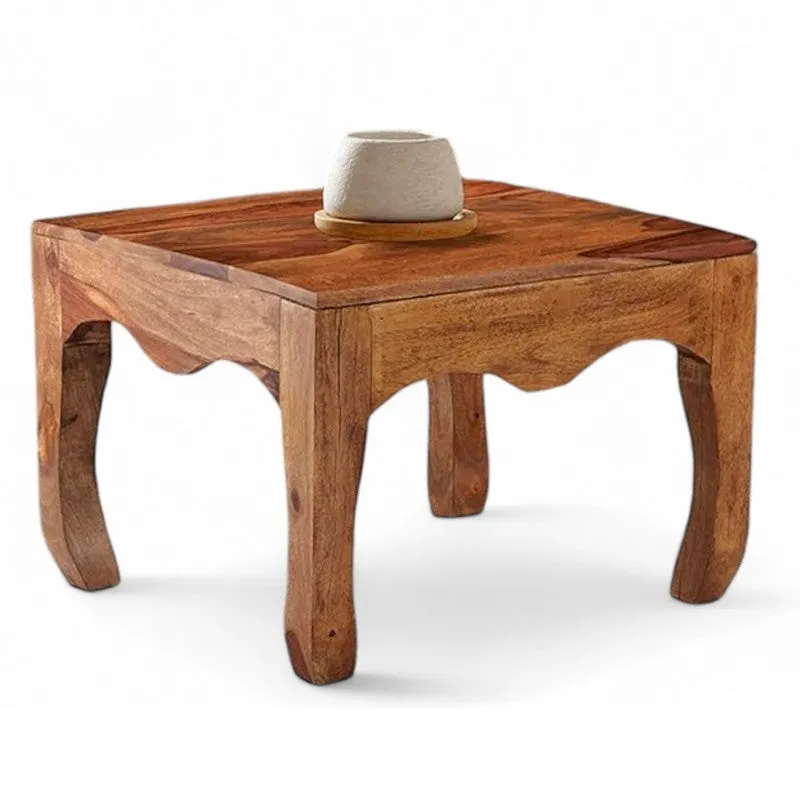 Rervon Sheesham Wooden Center Table - Brown media 6