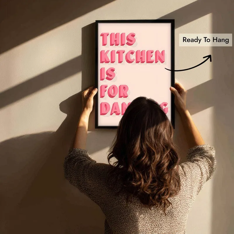DancingKitchen Archival Canvas Wall Art - Black media 6