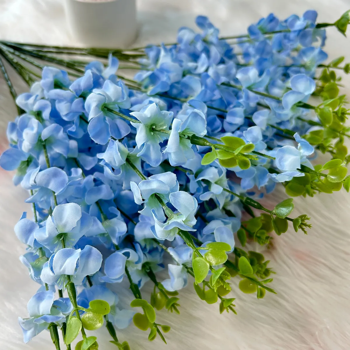 Botanical Cherry Blossom Artificial Flower - Set Of Two media 8