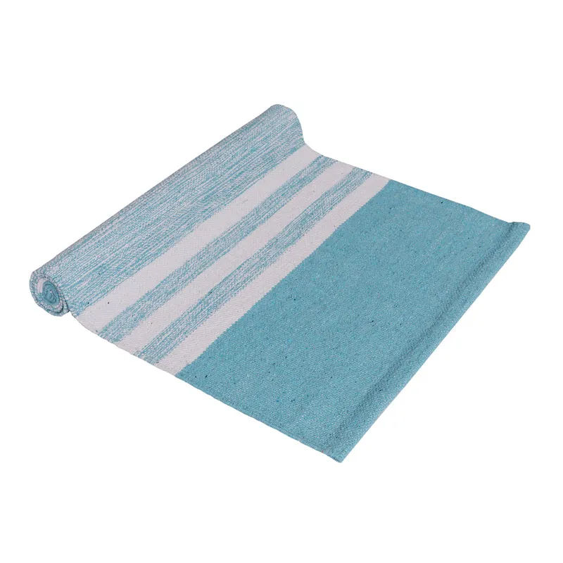 Decoria Cotton Runner Rug - Sky Blue media 5