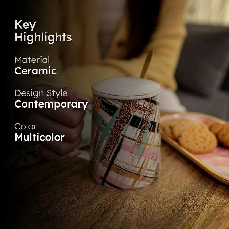 Magsa Ceramic Coffee Mug (450 mL) - Two Piece Set media 2