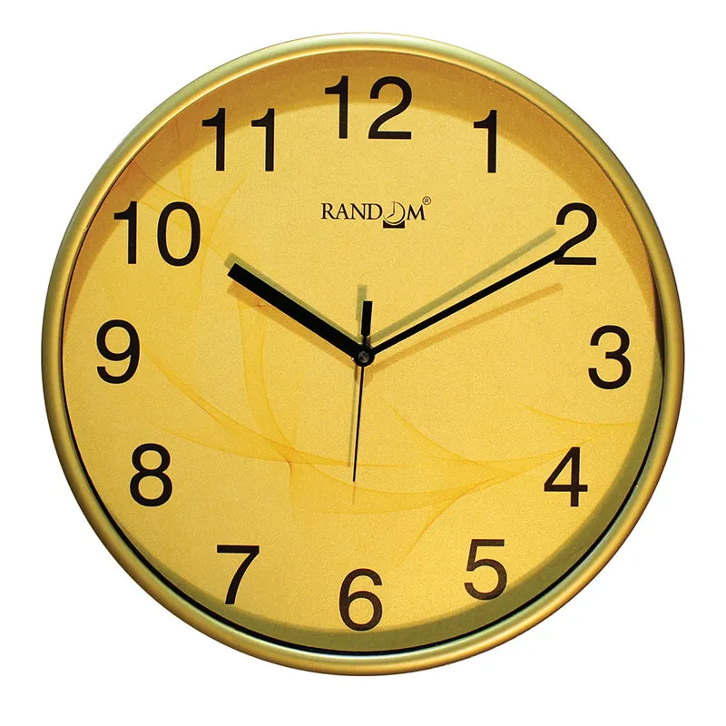 Kronika Analog Wall Clock - Gold & Yellow media 3