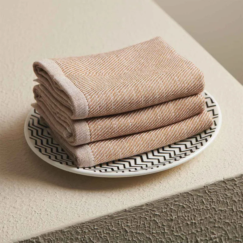 Absorbo Bamboo Terry Towel Combo (Beige) - Four Piece Set media 4