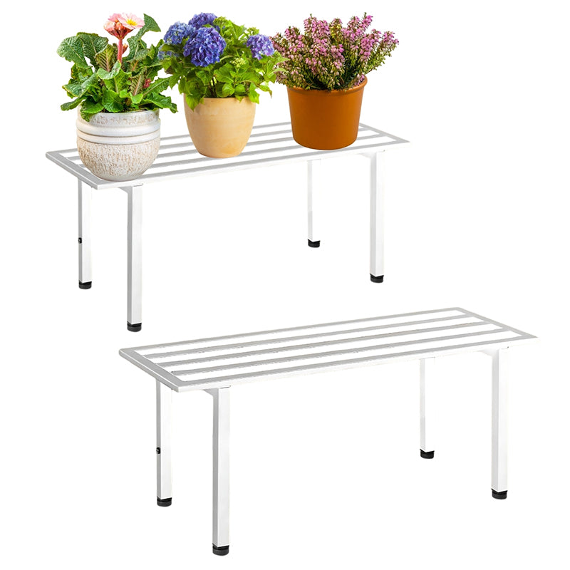 Planar Metal Planter (White) - Set Of Two media 6