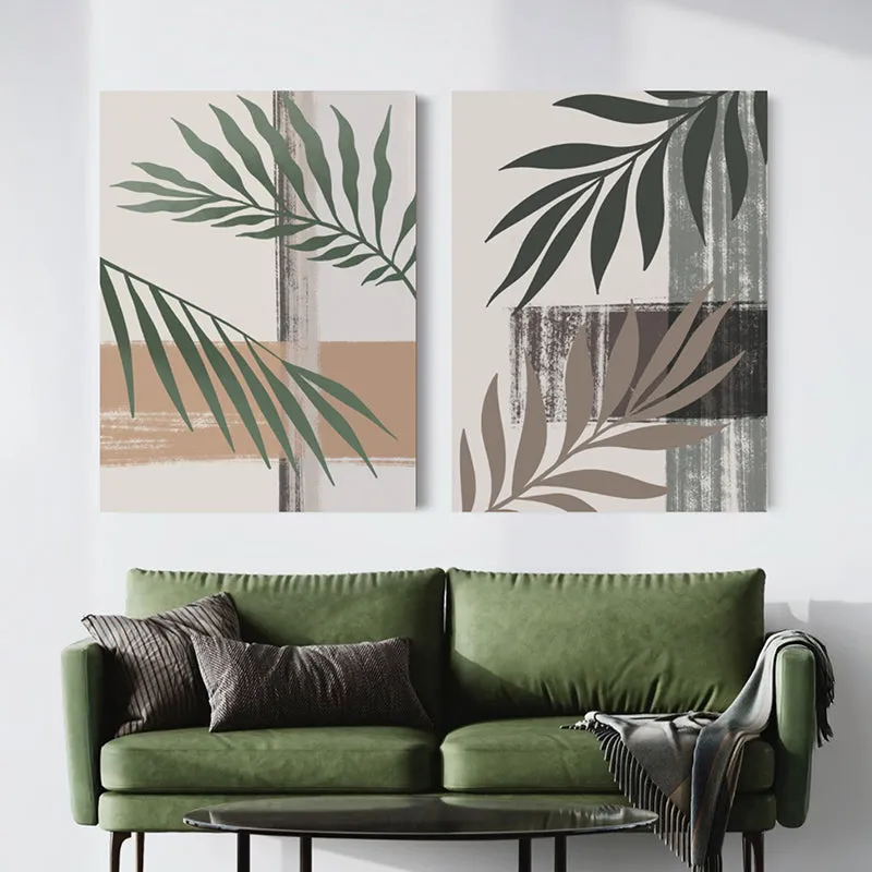 Palms & Fronds Wall Art - Set Of Two media 4