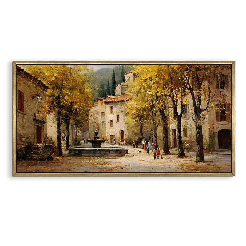Quietude Canvas Wall Painting With Frame media 3