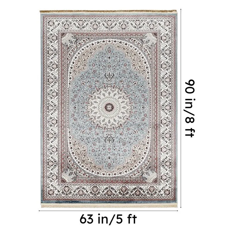 Riwaaz Art Silk Carpet media 9