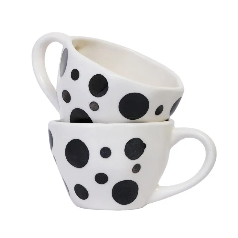 Cocoa Ceramic Coffee Mug (230 mL Each) - Set Of Two media 5