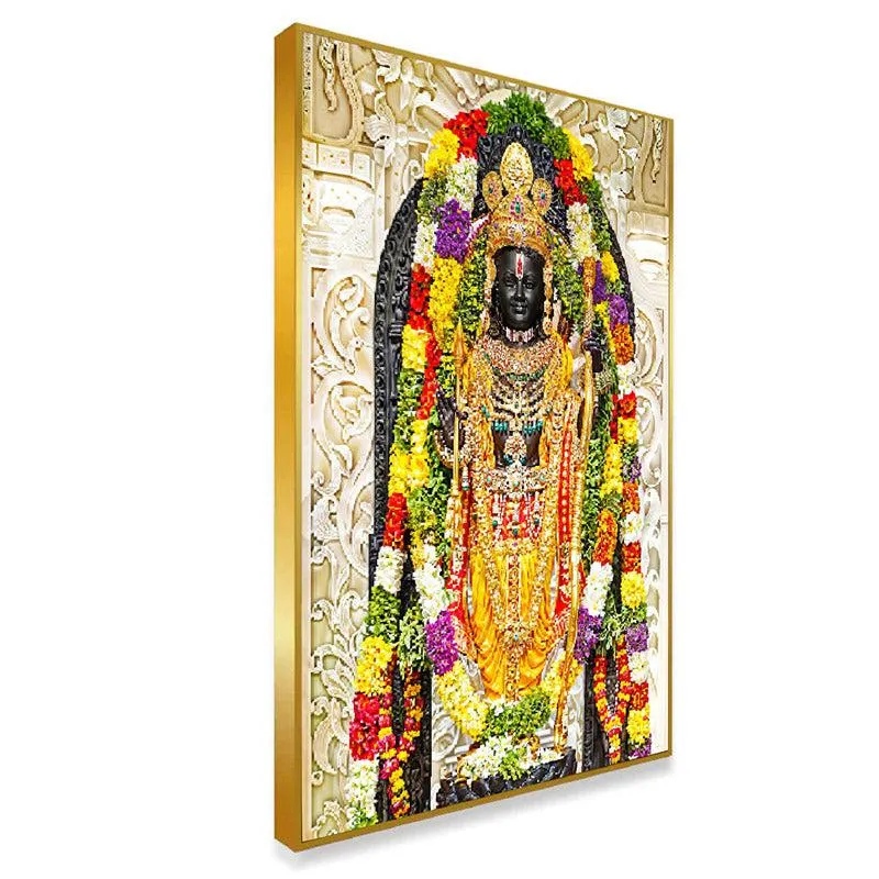 Tirupati Deva Canvas Wall Painting With Frame media 10