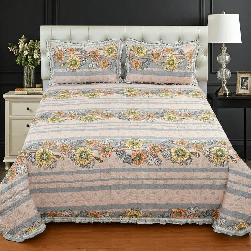 Peach Flowers Bedcovers media 3