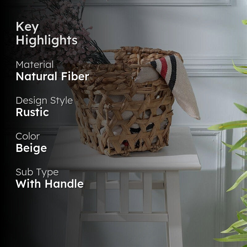 Astin Natural Fiber Storage Basket media 2