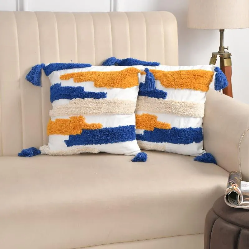 Lennon Tufted Cushion Cover - Set Of Two media 1