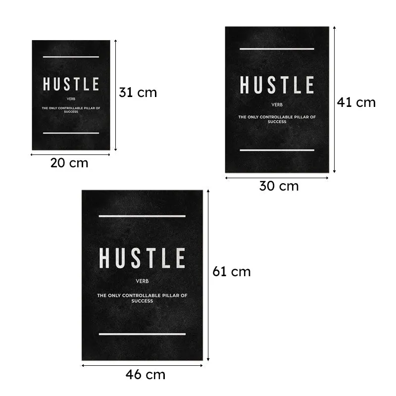 Bold Hustle Wall Poster media 10