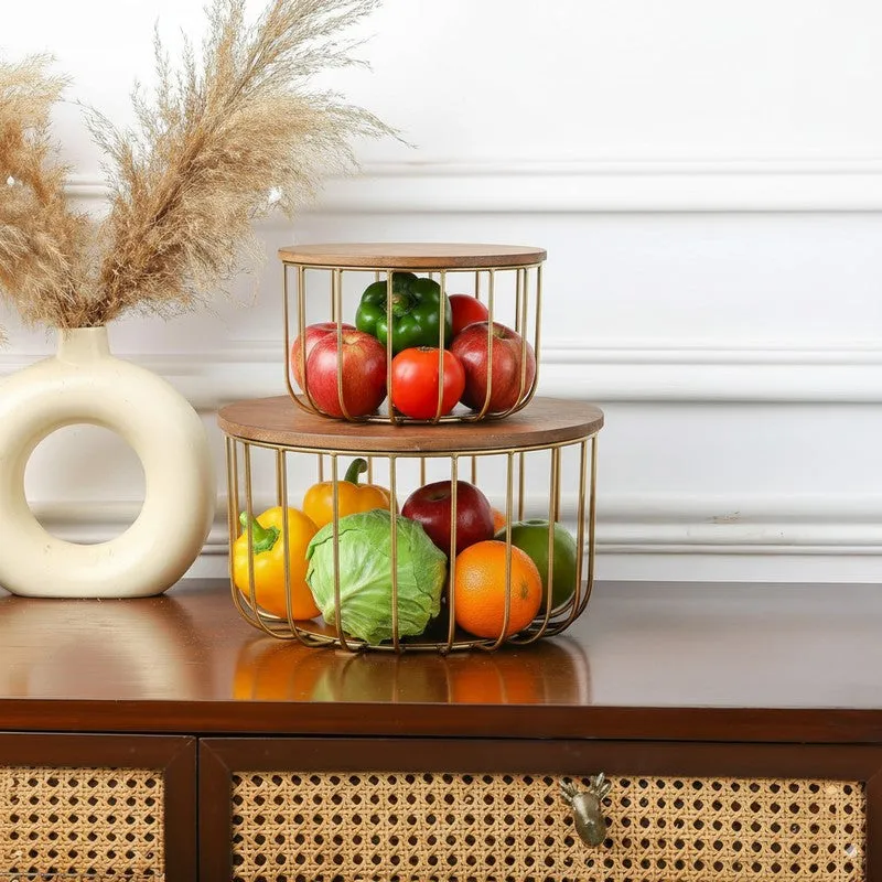 Auralis Aura Fruit Basket - Set Of Two media 3