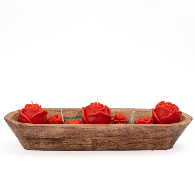 Rose Bath Scented Candle - Rose, Cinnamon media 5