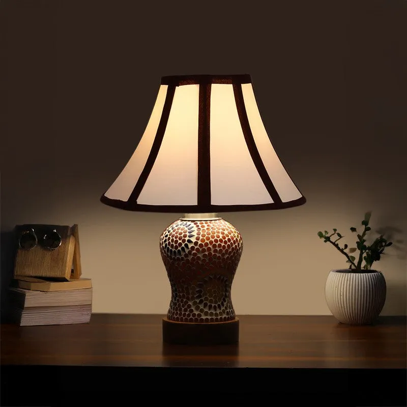 Aranya Wooden Table Lamp - Multicolor media 1