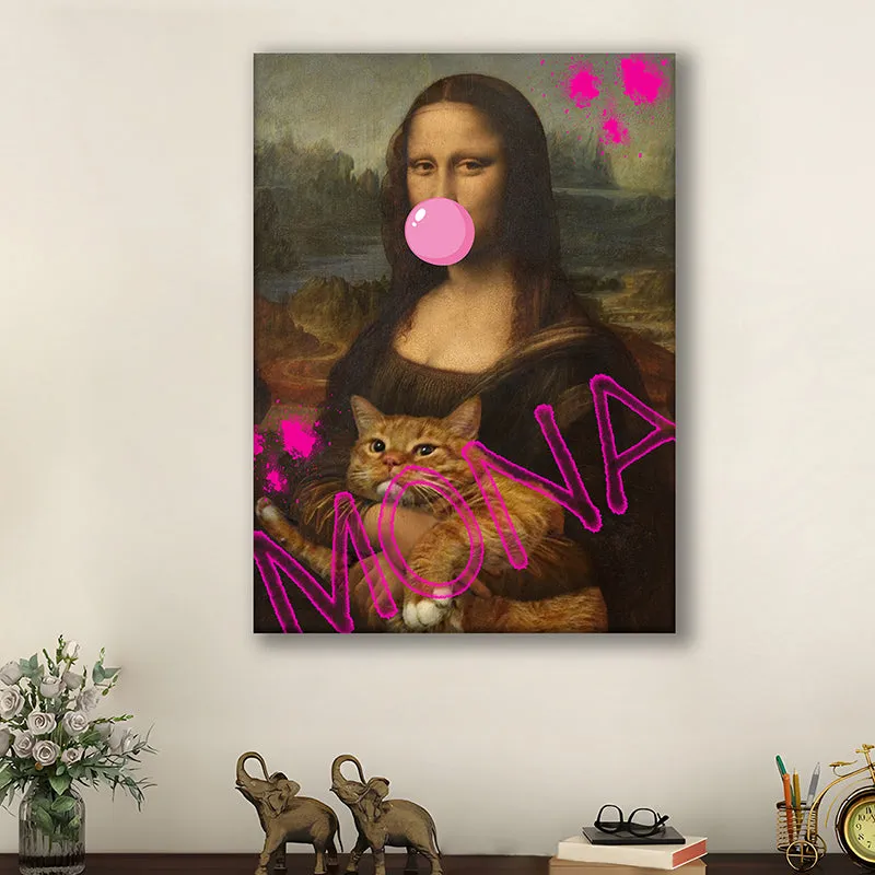 Trendy Mona Wall Art media 2
