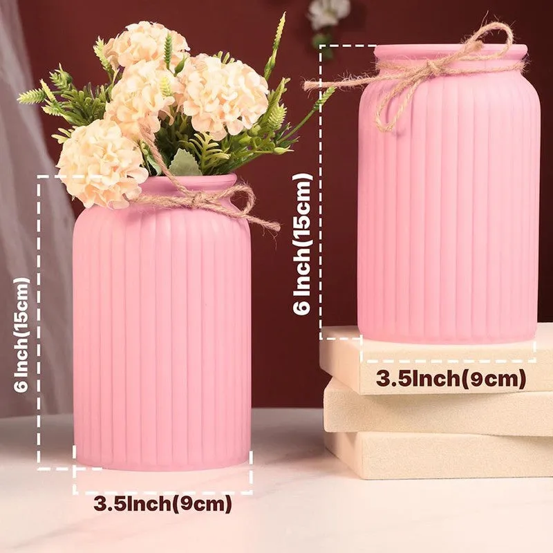 Blush Charm Vase - Set Of Two - 6
