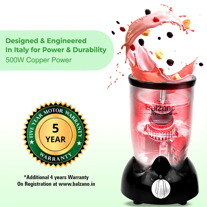 Balzano Bullet Mixer Grinder - 500 W media 4