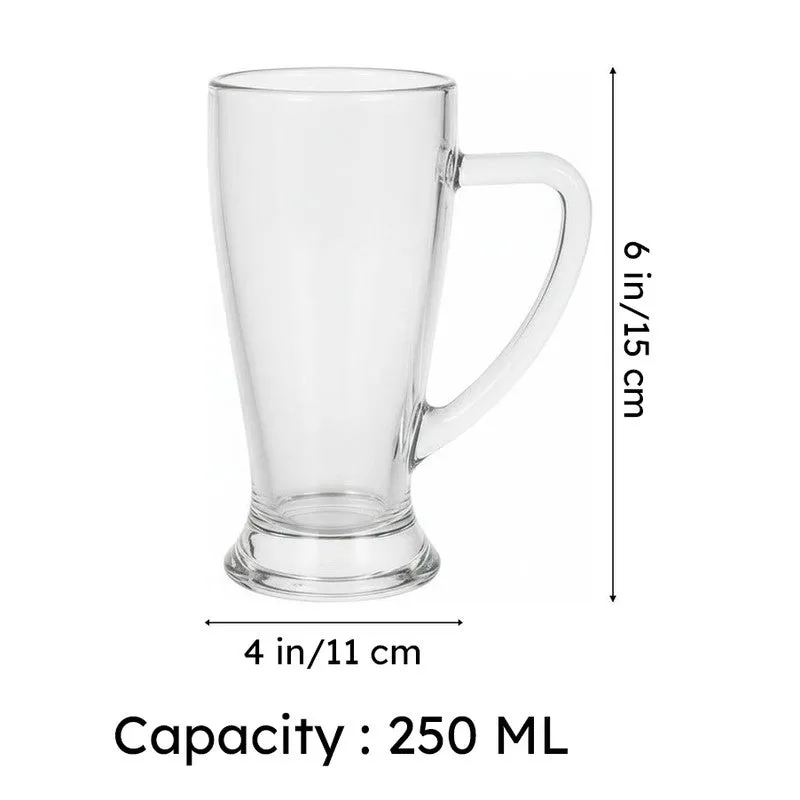Percival Beer Mug (250 ML) - Set Of Four media 8