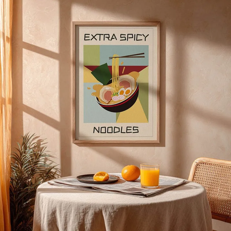 GeometricStrings Archival Canvas Wall Art - Brown media 4