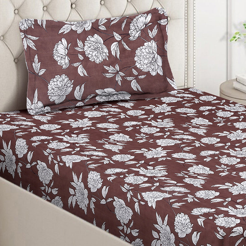 Petal Phase Floral Bedsheet - 130 GSM media 4