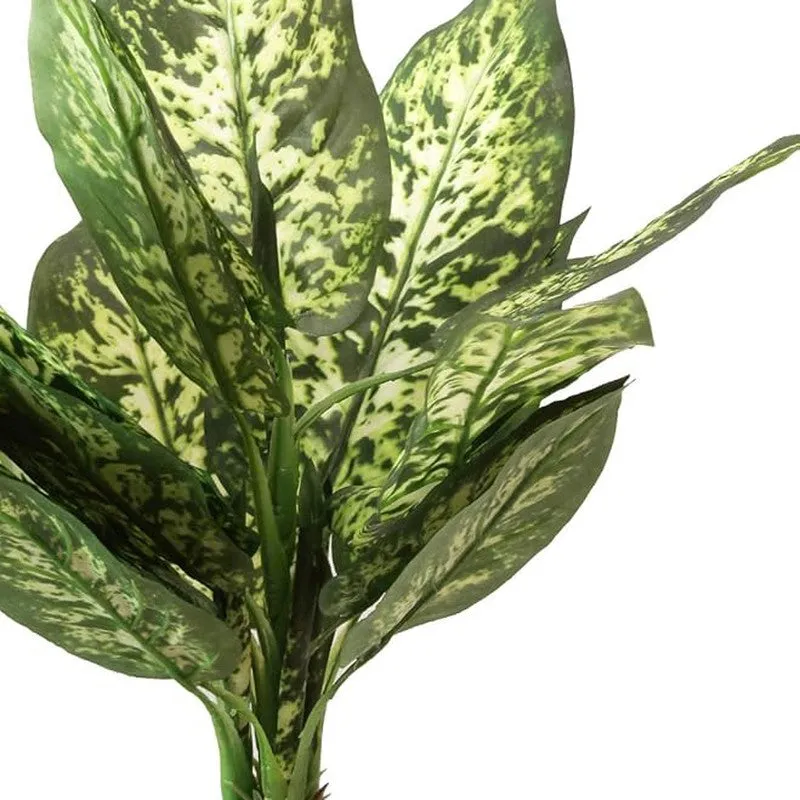 Verdant Touch Dieffenbachia Artificial Plant Without Pot - 1.9 Feet media 4