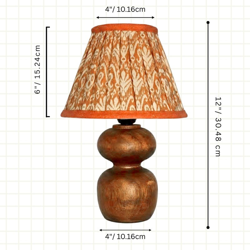 Hudson Prime Cotton Table Lamp - Orange media 7