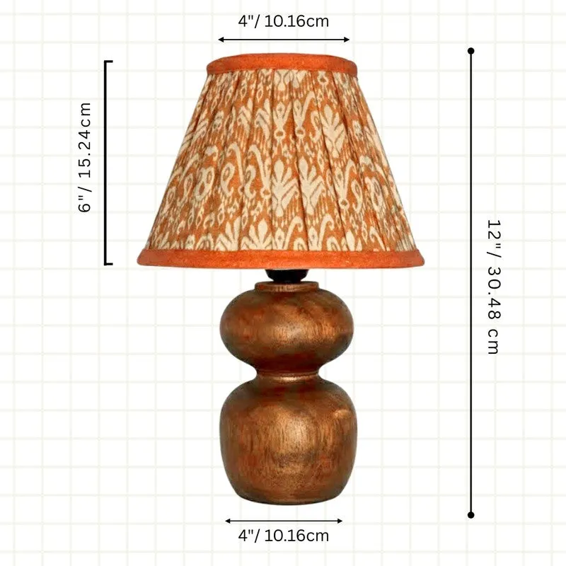 Hudson Prime Cotton Table Lamp - Orange media 7