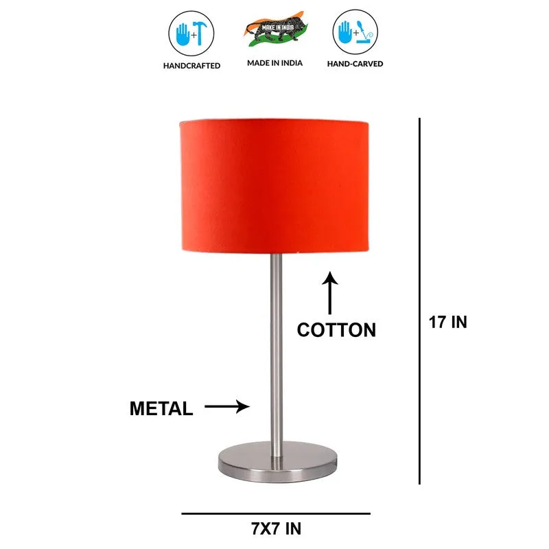 Noctra Elix Glow Metal Table Lamp - Orange media 8