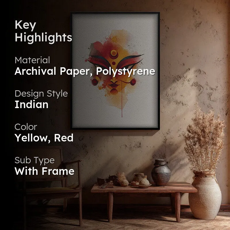 Jagat Swamini Maa Durga Archival Paper Wall Art media 2
