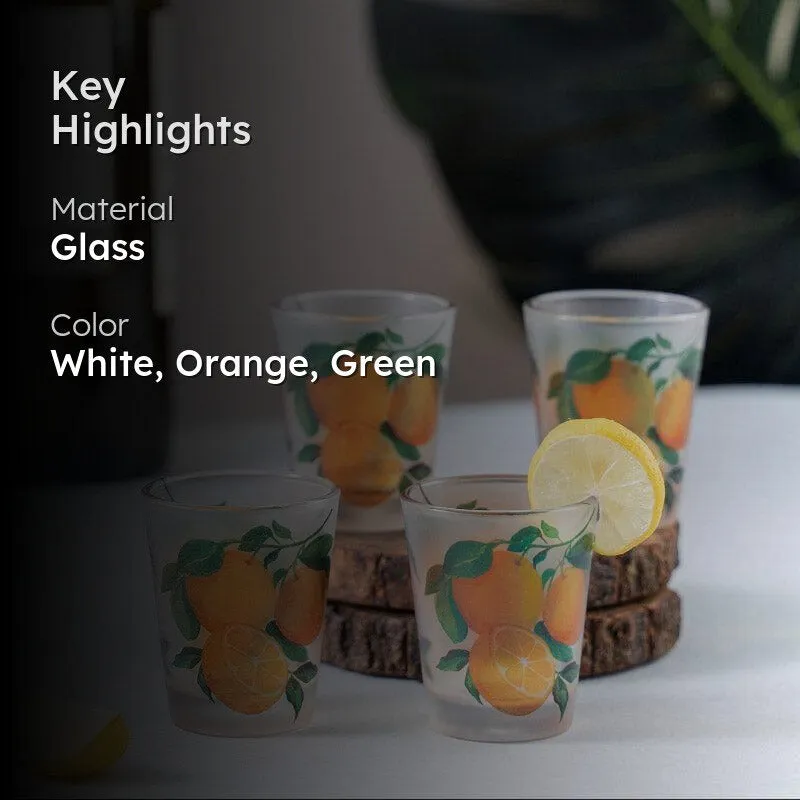 Tangerine Shot Glass (30 ml) - Set Of Four media 2