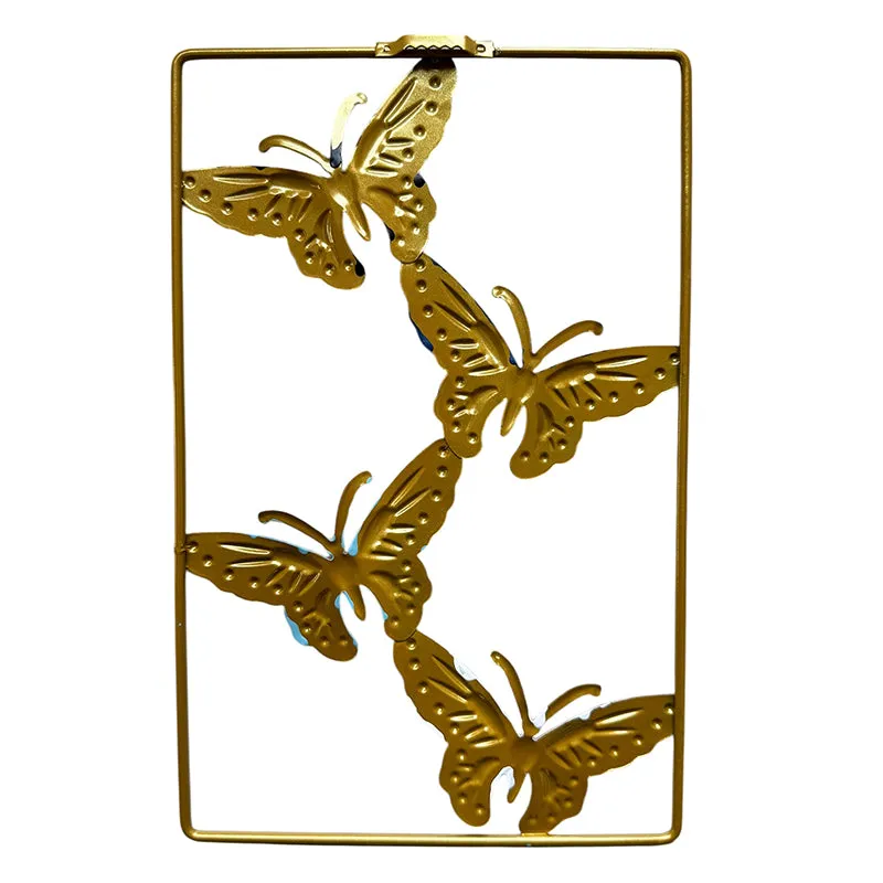 Sculpted Butterfly Metal Wall Accent - Set Of Two media 3