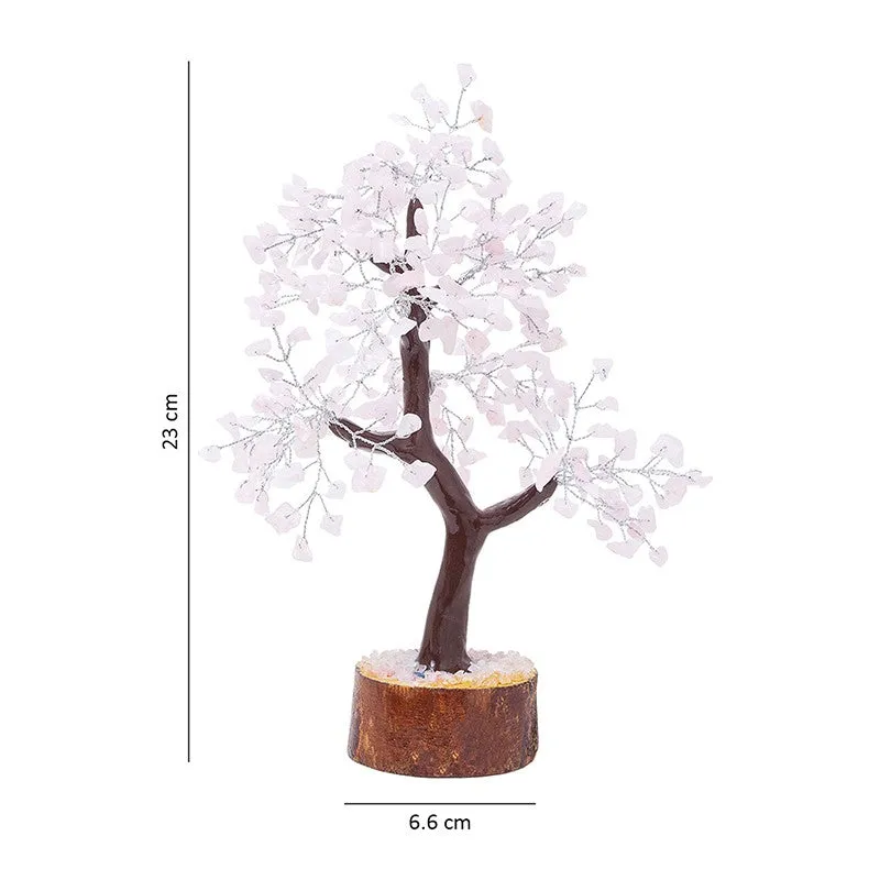 Agate Wishing Tree Handcrafted Showpiece - Pink media 8