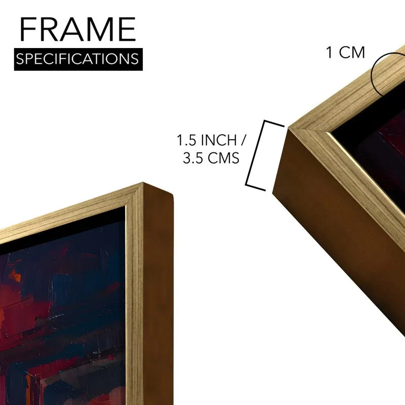 Urban Jazz Canvas Wall Painting With Frame media 8