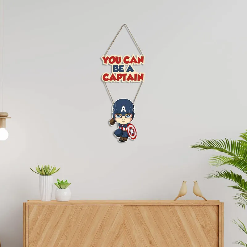 Captain America Polyester & MDF Wall Hanging media 4