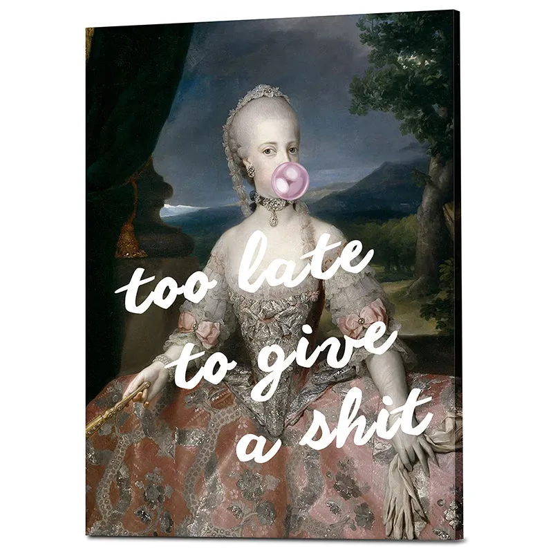 Too Late To Give A S*** Wall Art media 3
