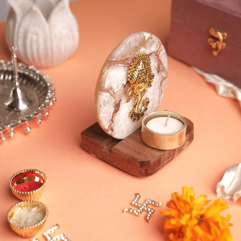 Mystic Harmony Ganesha Tealight Holder media 4