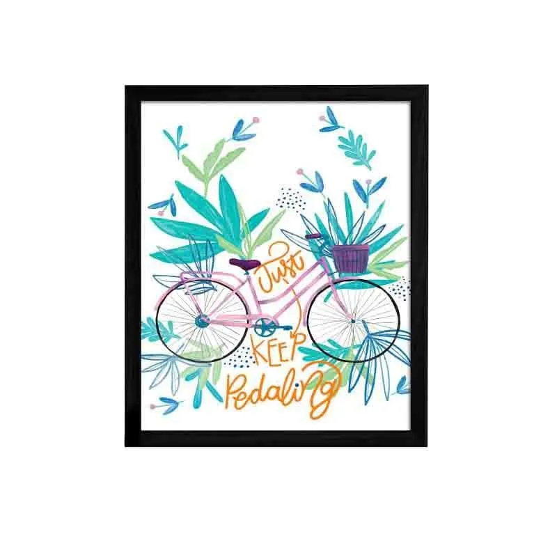 Cycling By Wall Art media 3