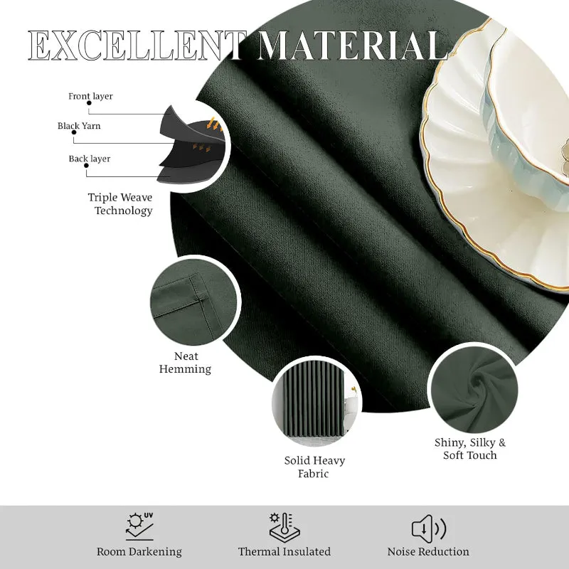 Esme Triple Pinch Pleat Short Width Curtain - Dark Grey media 5