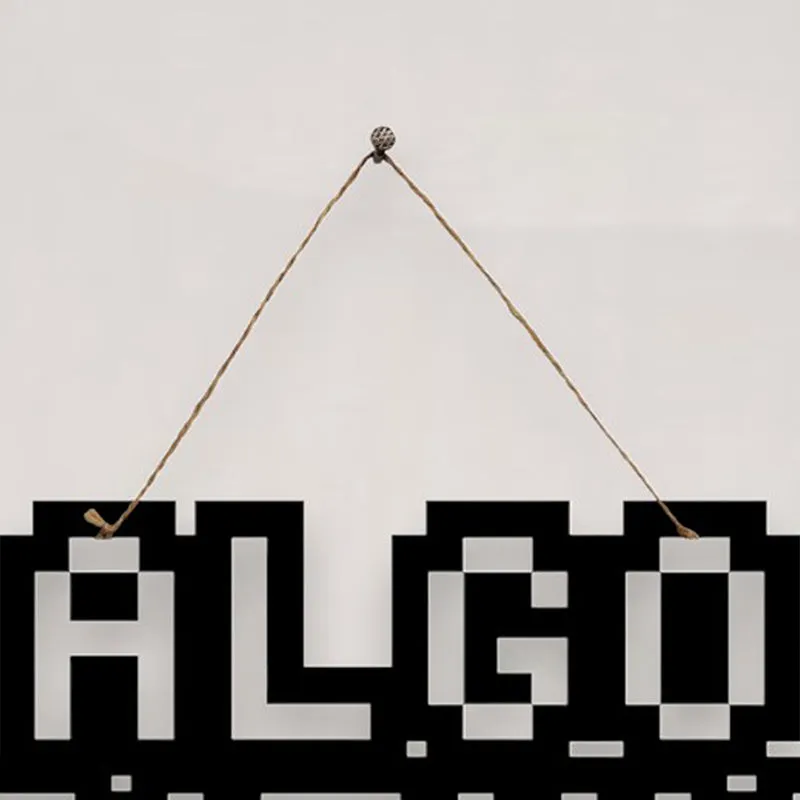 Algorithm Mild Steel Wall Accent media 4