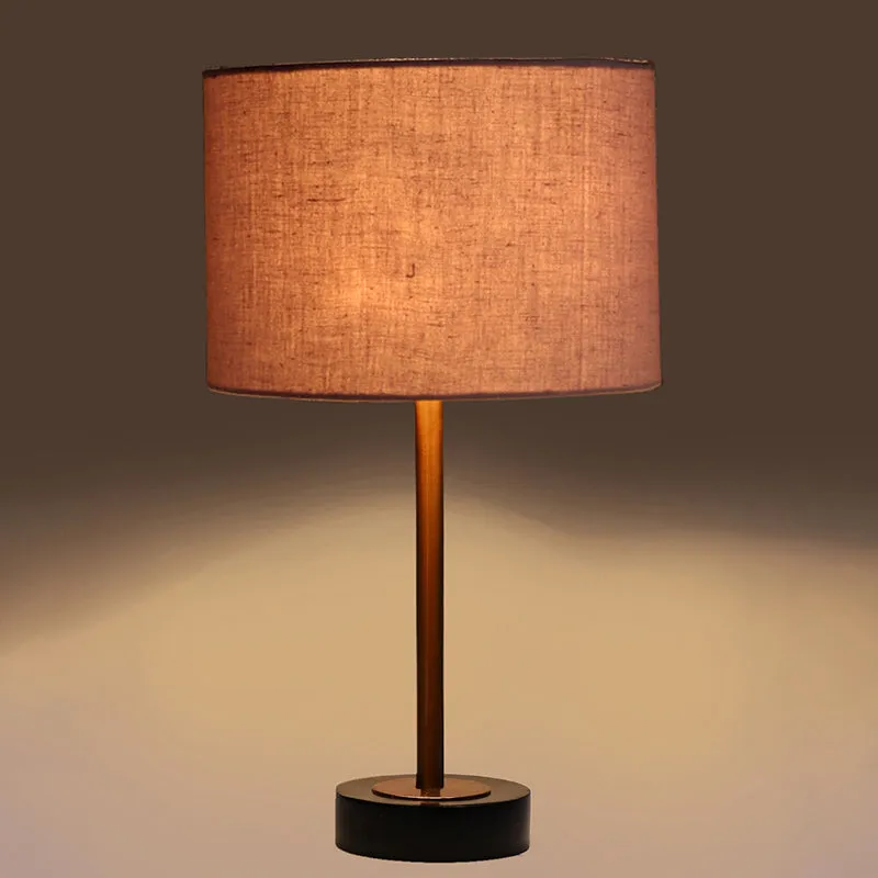 Cotin I Rodin Wooden Table Lamp - Grey,Copper,Black media 6