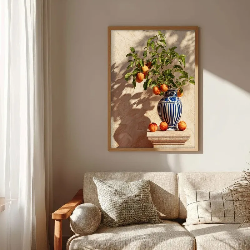 Maribel Canvas Wall Painting With Brown Frame media 7
