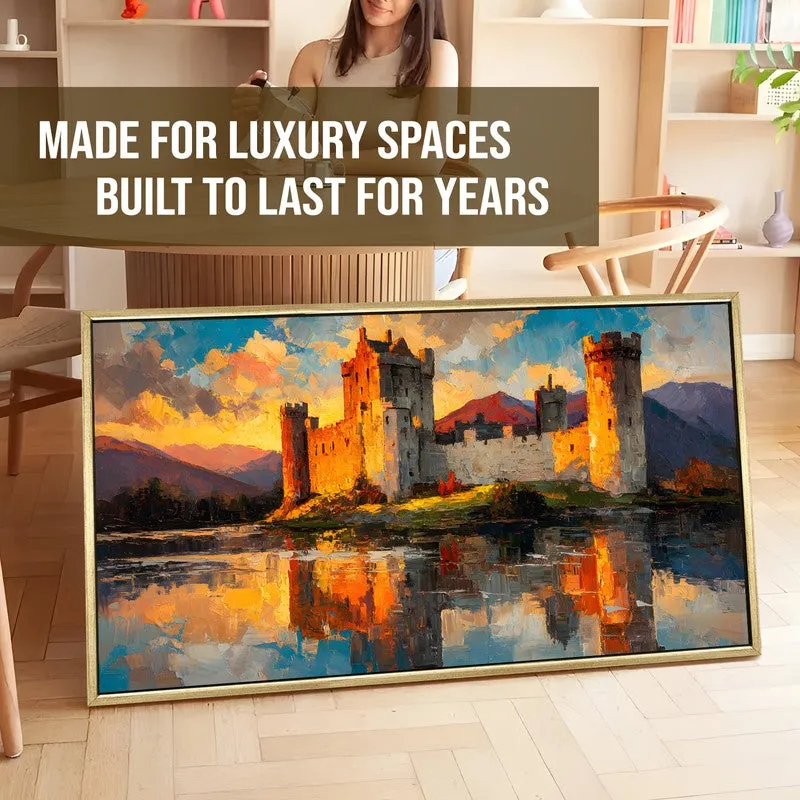 Island Castle Canvas Wall Painting With Frame media 5