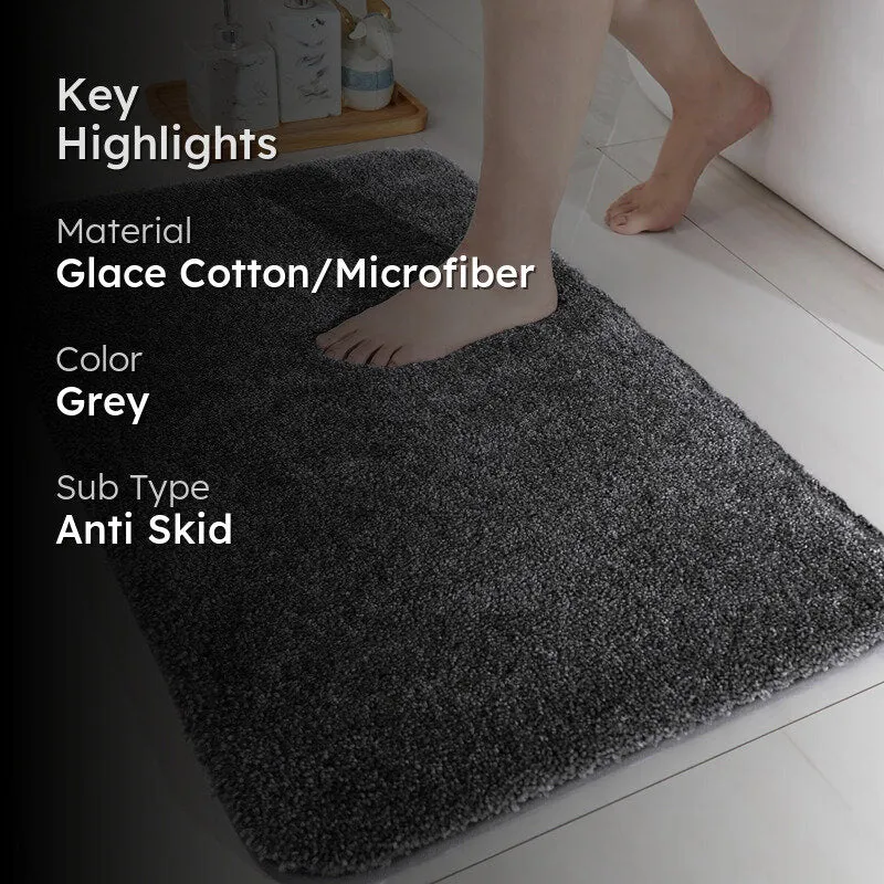 Nuo Luxe Bath Mat - Grey media 2