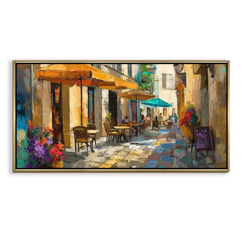 Passaggio Canvas Wall Painting With Frame media 3